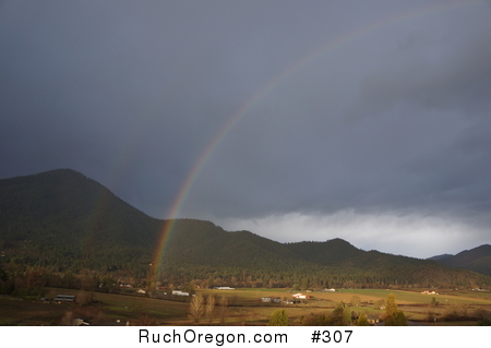 End of Double Rainbows - Ruch, Oregon by kennygadams 